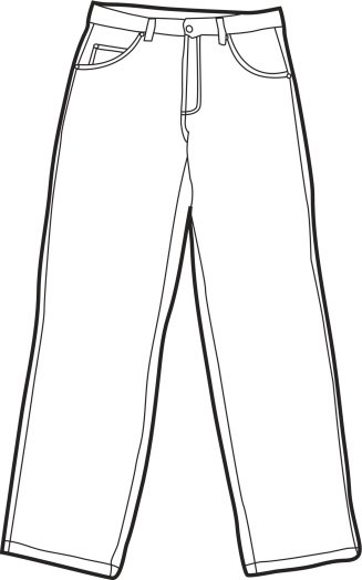 Одежда для раскрашивания детям штаны