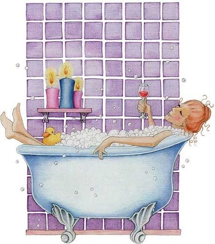 Наклейки в ванную комнату