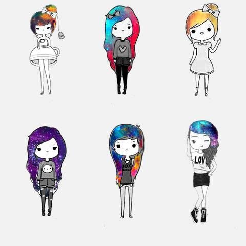 Крутые картинки для девочек легкие