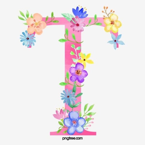 Декоративная буква т