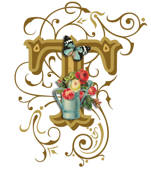 Буква т красивая