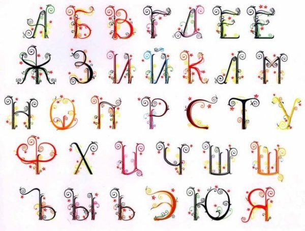 Буквы для надписи