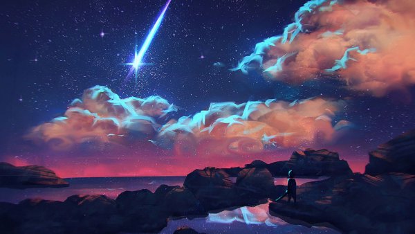 Красивое ночное небо