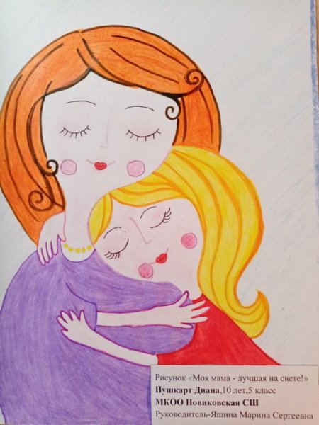 Конкурс рисунков моя мама