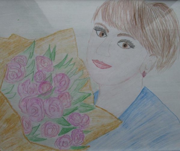 Рисунок моя мама лучше всех