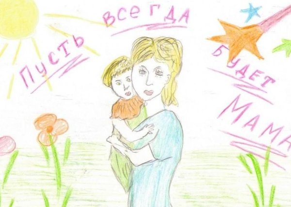 Конкурс рисунков ко Дню матери