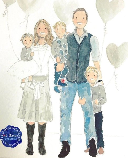 Семья рисунок