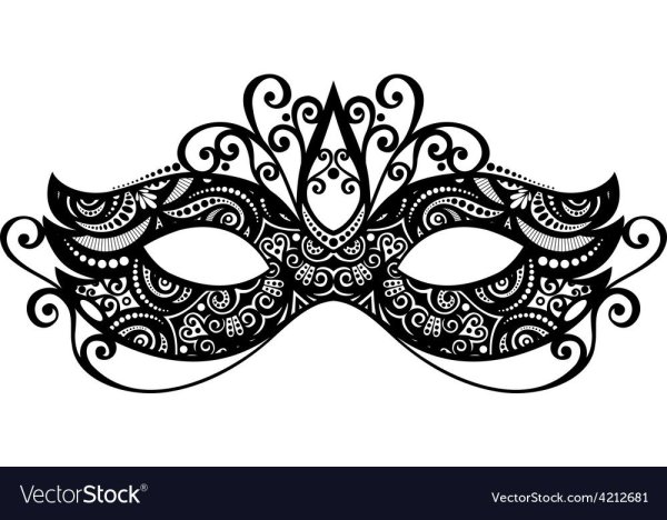 Карнавальная маска Графика