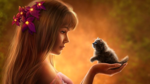 Девушка арт