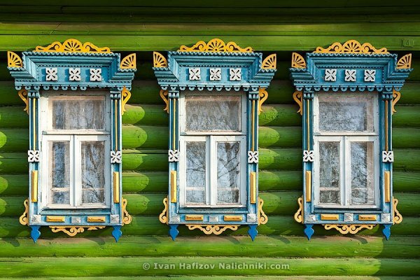 Русская изба наличники