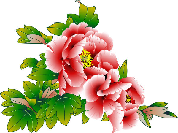 Растровые цветы