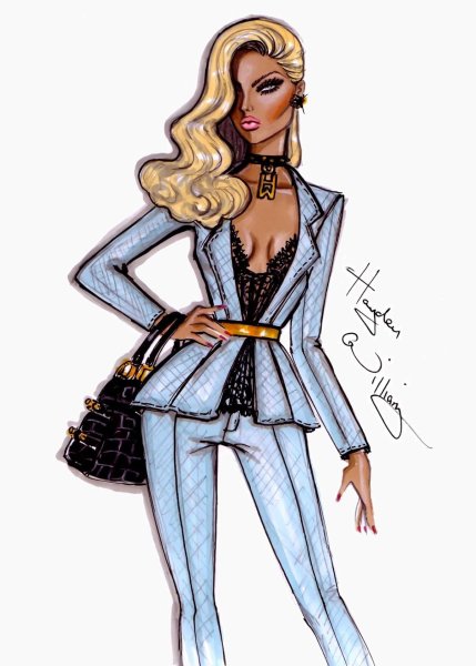 Современная одежда рисунок