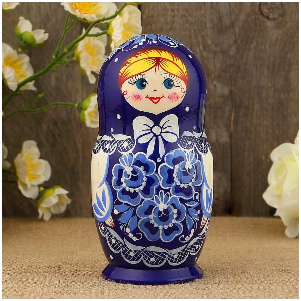 Матрёшка Гжель
