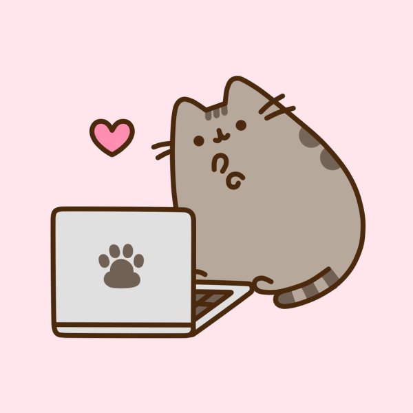 Кот Пушин для срисовки