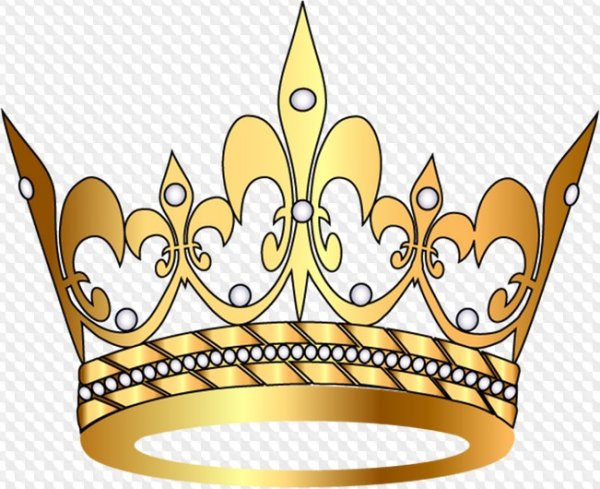 Корона карандашом