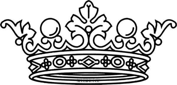 Корона рисунок