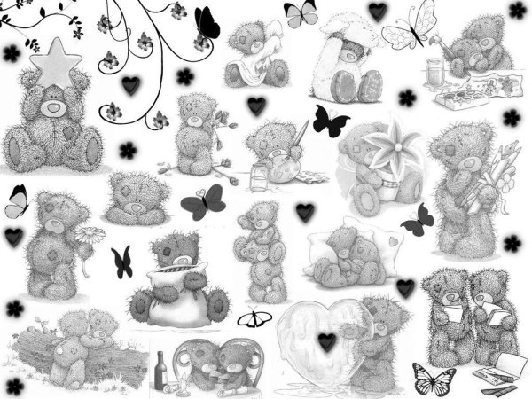 Много маленьких рисунков