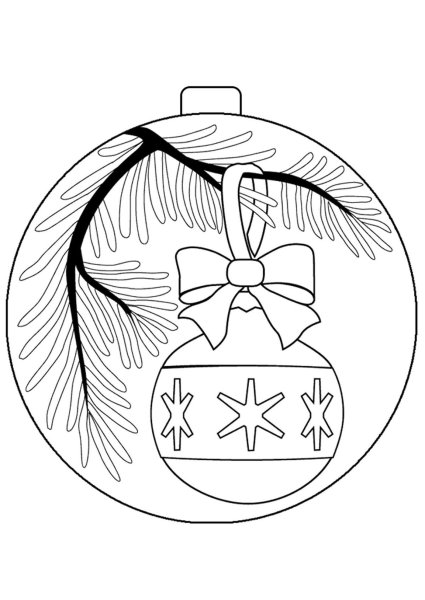 Шарик новогодний