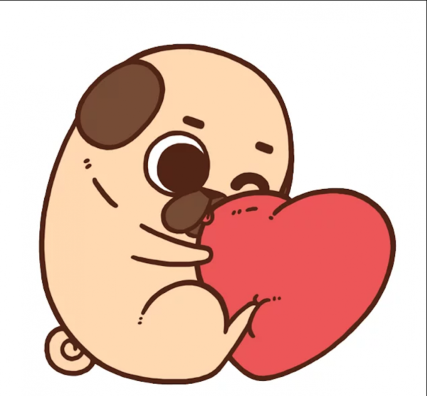 Puglie Pug Стикеры