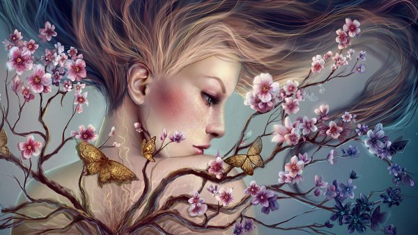 Девушка рисунок