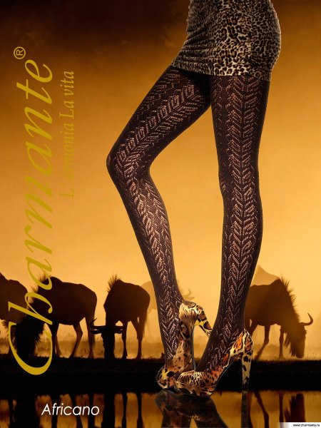 Чулки "Gabriella" koronkowa черные 7/8 509