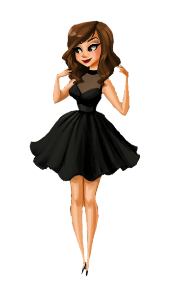 Девушки для рисования в полный рост