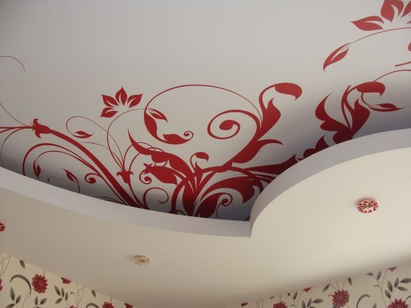 Подвесные потолки с узорами