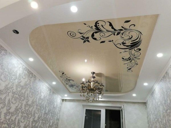 Подвесные потолки с узорами