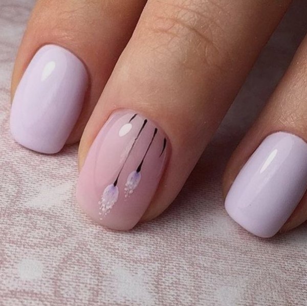 Маникюр на короткие