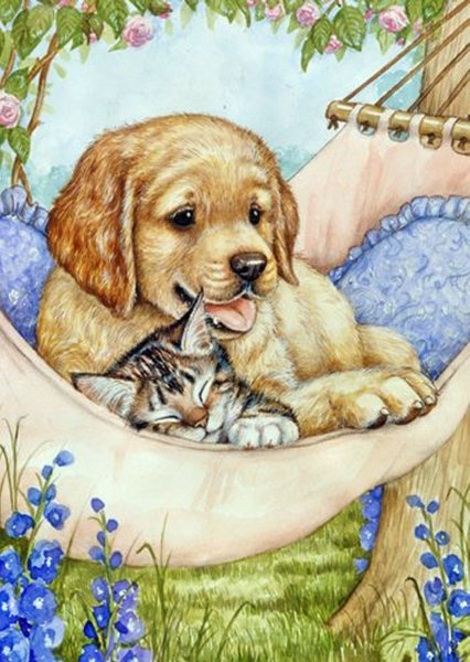 Красивые рисунки кошек и собак