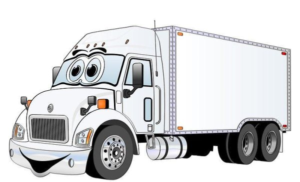 Мультяшный грузовик