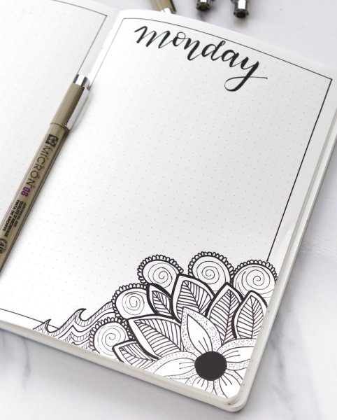 Трекер настроения Bullet Journal