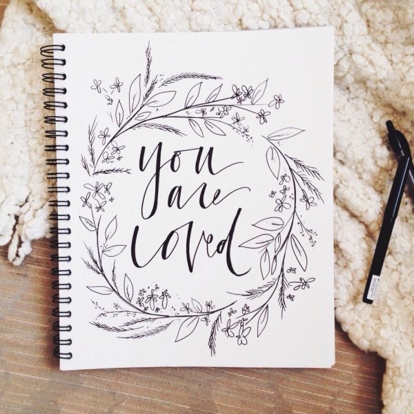 Надписи для скетчбука