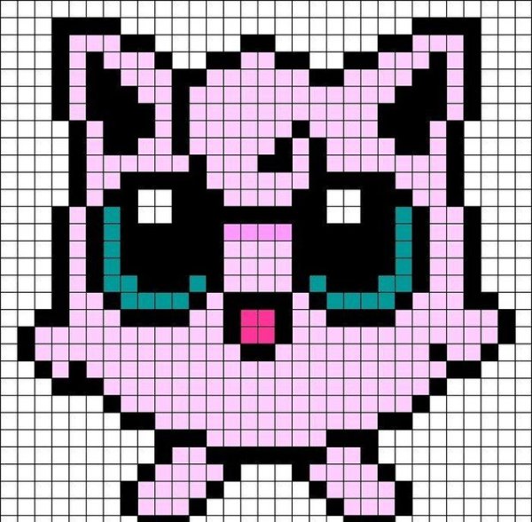 Рисунки в клеточку