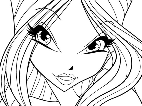 Раскраска для девочек