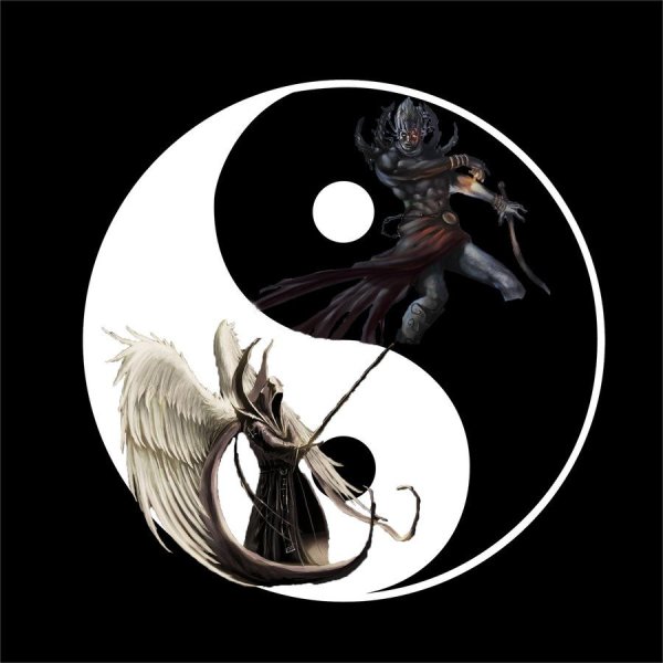 Рисунки ангелов и демонов