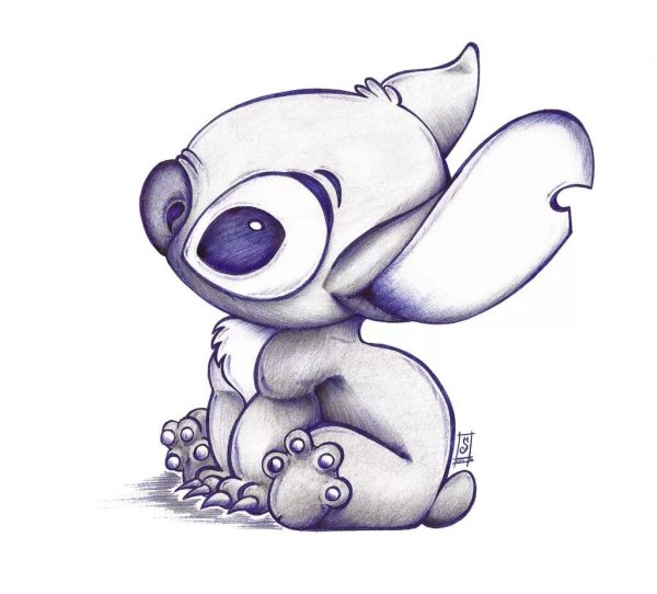 Синий монстрик Стич