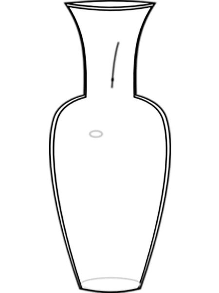 Ваза раскраска