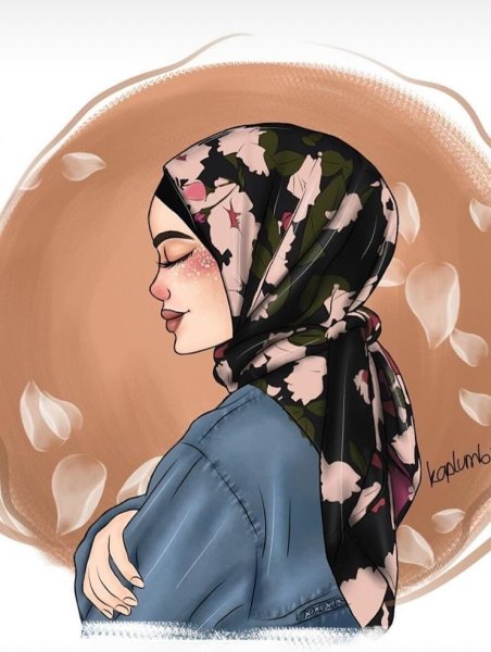 Мусульманка иллюстрация