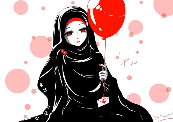 Картины в хиджабе