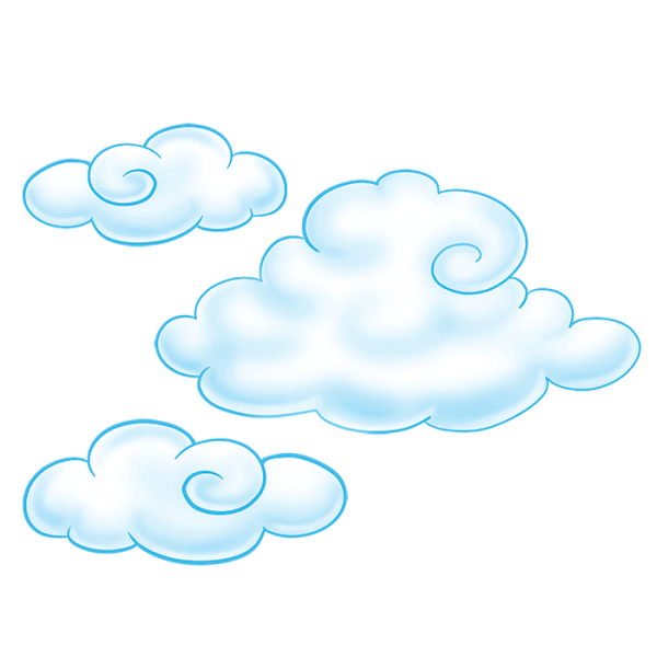 Облака мультяшные