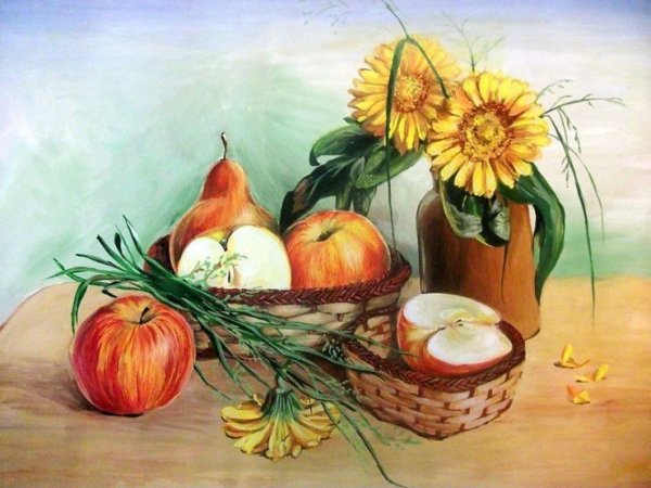 Красивые натюрморты для рисования