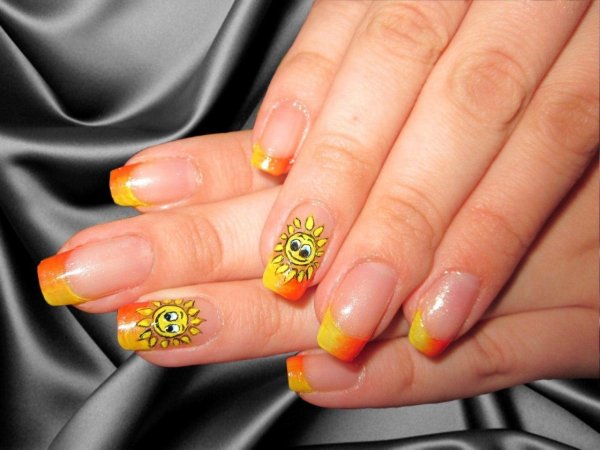 Осенний выкладной френч