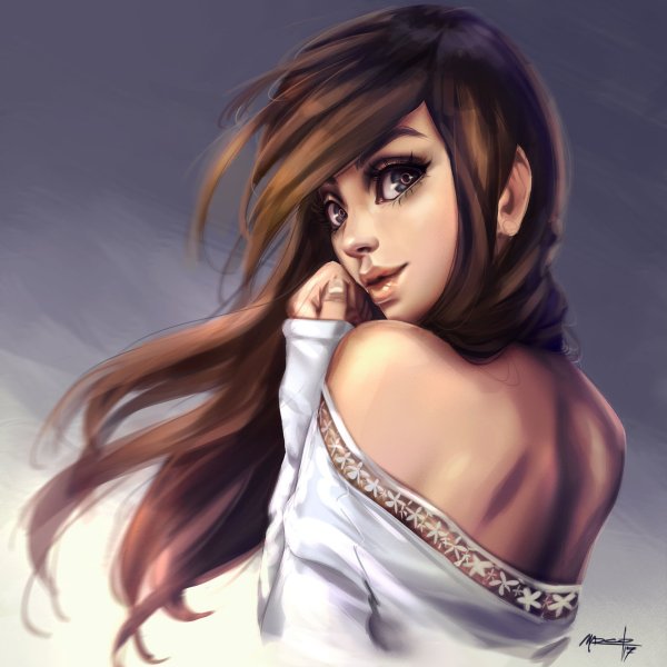 Девушка арт