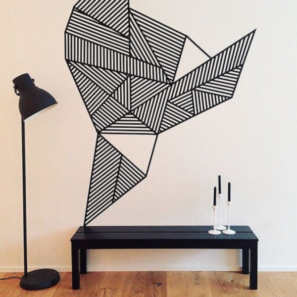 Геометрический декор стен