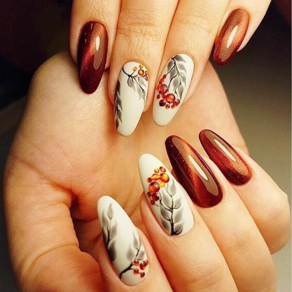 Осенний маникюр 2022