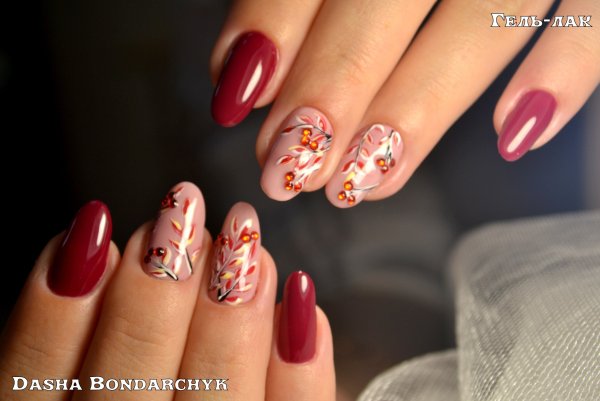 Маникюр осень