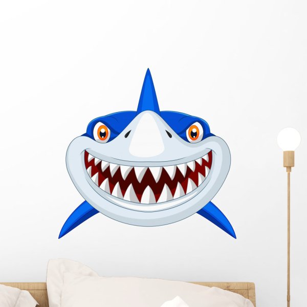 Акула для детей с открытой пастью