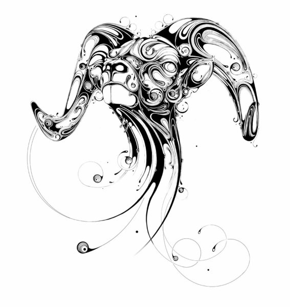 Животное в орнаменте