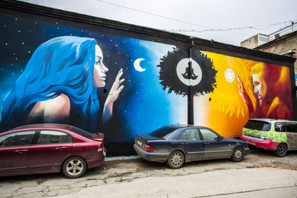 Красивые граффити баллончиком